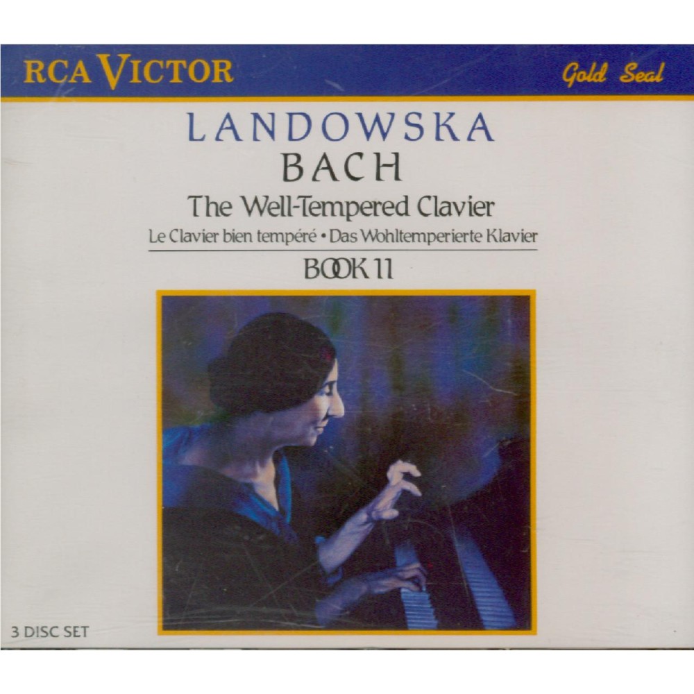 BACH - Landowska - Le clavier bien tempéré, Livre 2 BWV 870-893..